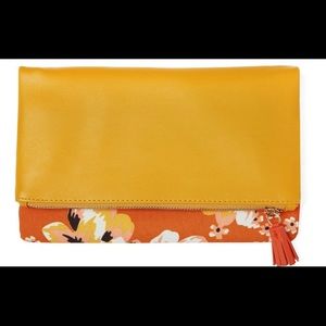 Rachel Pally Yellow Reversible Clutch